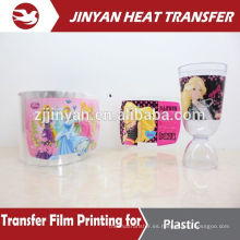 heat transfer printing film for plastic cans